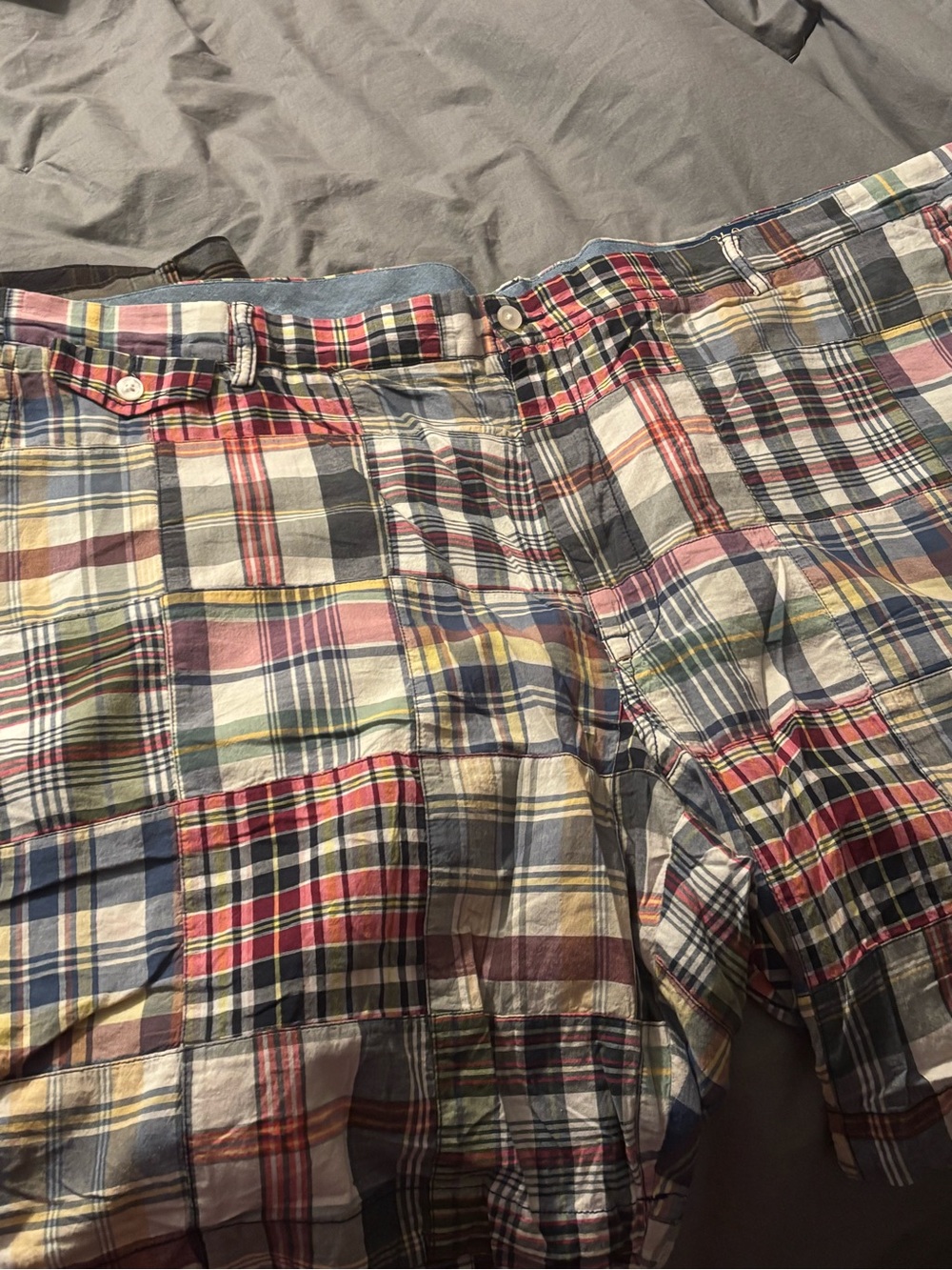 Polo by Ralph Lauren Multicolor Plaid Men’s Flat Front Shorts